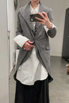 Marc le bihan double -neck shirt 2630 white